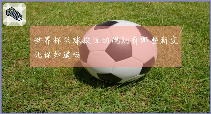 世界杯买球投注的规则有哪些新变化你知道吗